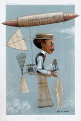 Alberto Santos-Dumont, Brazilian Aviation Pioneer, 1901