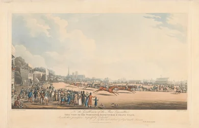 View of the Worcester Race-Course and Grand Stand