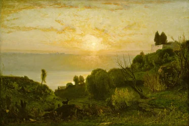Lake Albano, Sunset, c. 1874