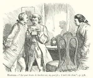Illustration for She Stoops To Conquer (engraving)