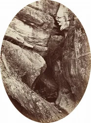 Waterfall near Williams College, c. 1870
