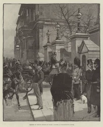 Illness of Prince George of Wales, Callers at Marlborough House