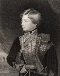 George V, King of Hanover, Engraved by T.A. Dean, from 