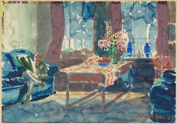 Self-Portrait: Interior of My New York Apartment
