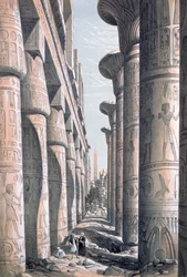 Great Temple, Karnac, Egypt, 19th century