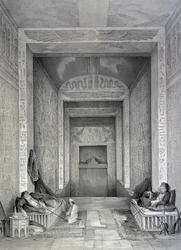 Interior of a Temple, Egypt