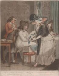 The Coquette at Her Toilet