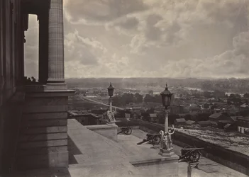 Nashville from the Capitol, 1860s