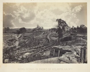 Rebel Works in Front of Atlanta, GA, No. 1