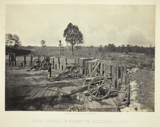 Rebel Works in Front of Atlanta, GA, No. 2