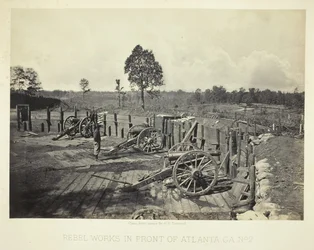 Rebel Works in Front of Atlanta, GA, No. 2, 1864