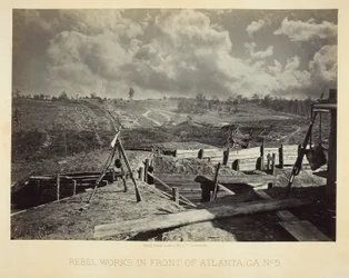 Rebel Works in Front of Atlanta, GA, No. 5