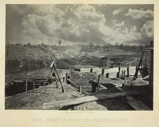 Rebel Works in Front of Atlanta, GA, No. 5