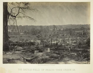 The Battle Field of Peach Tree Creek, Georgia