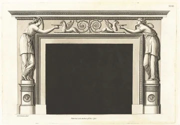 A New Collection of Chimney Pieces, Ornamented to the Style of the Etruscan, Greek and Roman Architecture; Containing Thirty Six Designs Suitable to the Most Elegant Range of Apartments