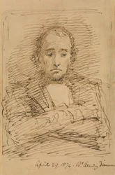 Benjamin Disraeli, Sketched at a Royal Academy Dinner