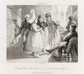 Interesting Meeting - Bayeux, c.1821