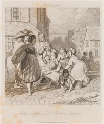Market, Stuttgart, c.1821