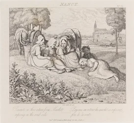 Peasants Returning From Market, Nancy, c.1821
