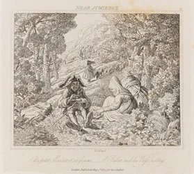 Peddler and Wife Near Jumieges