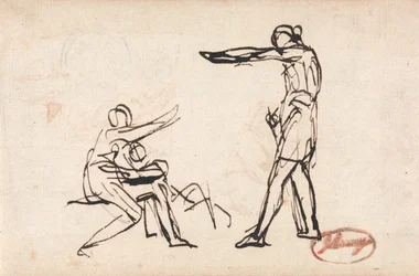 A Warrior Taking Leave of His Family, possibly the Departure of Hector