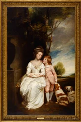 Anne Countess of Albemarle and Her Son
