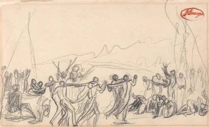 Bacchanalian Scene (Possibly Antediluvian)