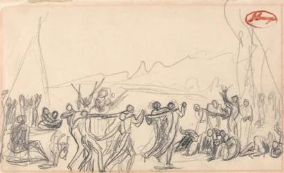 Bacchanalian Scene (Possibly Antediluvian)