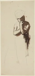 Child with a Hand to the Chin