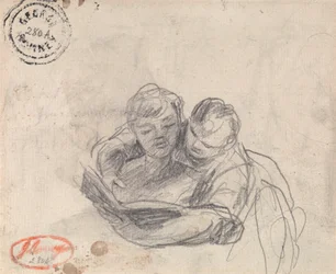 Couple Reading a Book