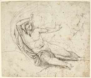 Fallen Male Nude