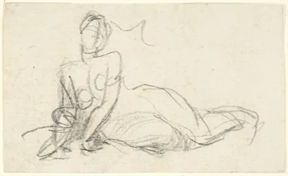 Female Figure Seated on the Ground