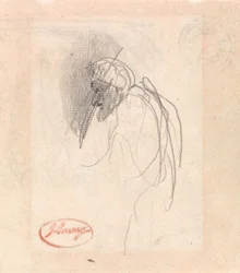 Figure with Head Covering