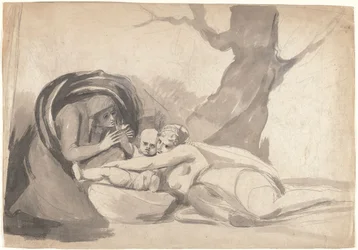 Infant Shakespeare Nursed by Tragedy and Comedy