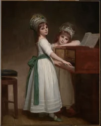Portrait of Maria and Catherine, the Daughters of Edward Thurlow, 1st Baron Thurlow