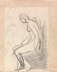 Seated Nude Woman