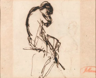 Seated Woman, Lightly Draped