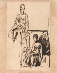Seated Woman, Two Studies