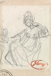 Seated Woman and Child