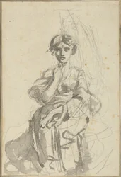 Seated Female Figure