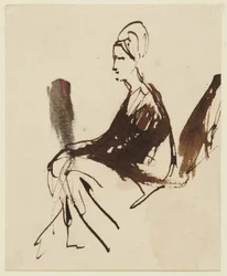 Seated Female Figure
