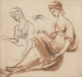 Studies of a Seated Woman