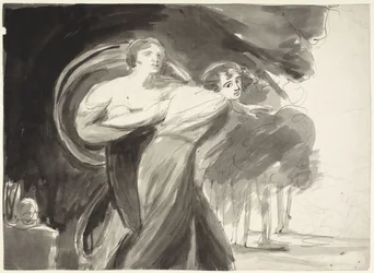 Study for Mirth and Melancholy
