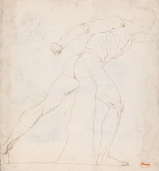 Study of the Borghese Gladiator