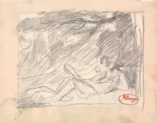 Two Lovers in a Landscape