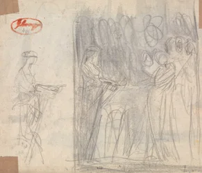 Two Studies for The Initiation of a Rustic Nymph