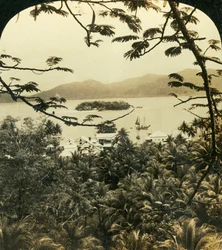 A View of Samarai, British New Guinea, c1909