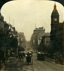 Cities of the Sunny South, Melbourne, Victoria, Australia, 1909