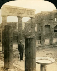 Triangular Forum, Ruins of Pompeii, Italy