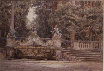 In the Woods, Villa Corsini, Florence